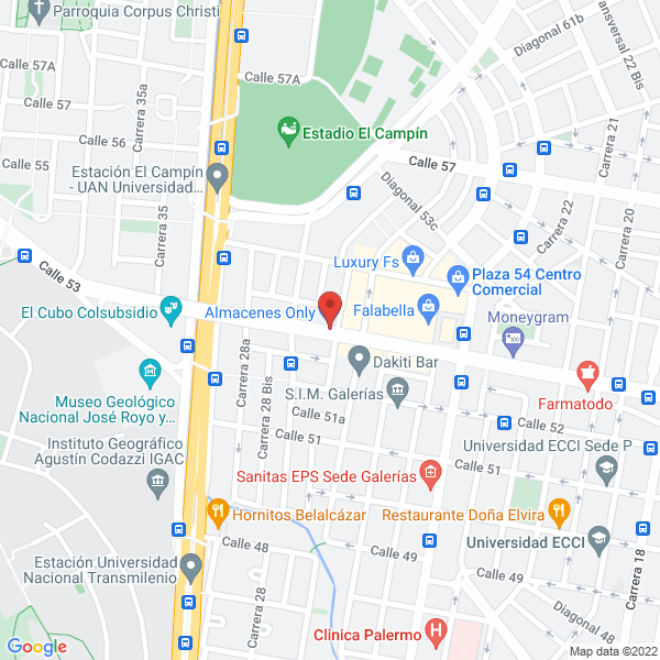 Map of Facilseguros Ltda.