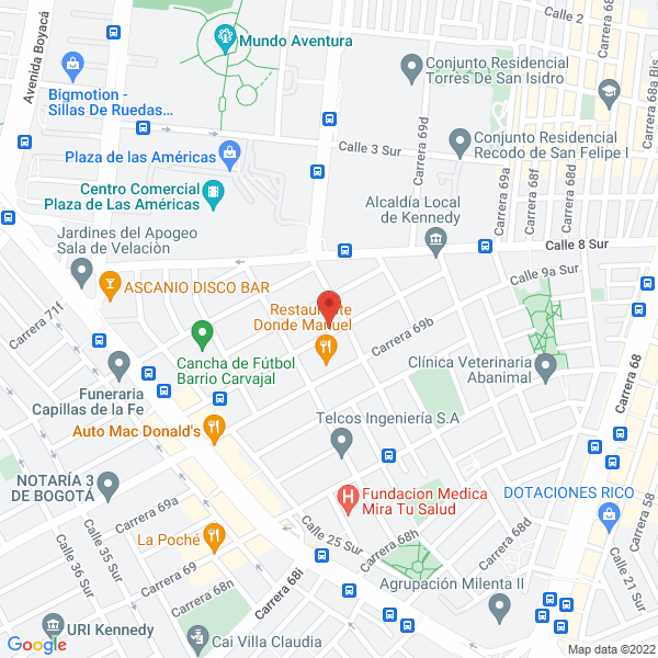 Map of Facoal International S.A.