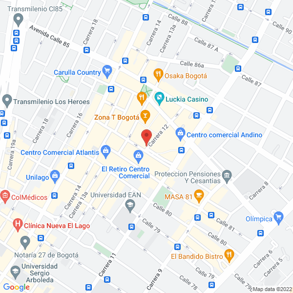 Map of Faconnable Store