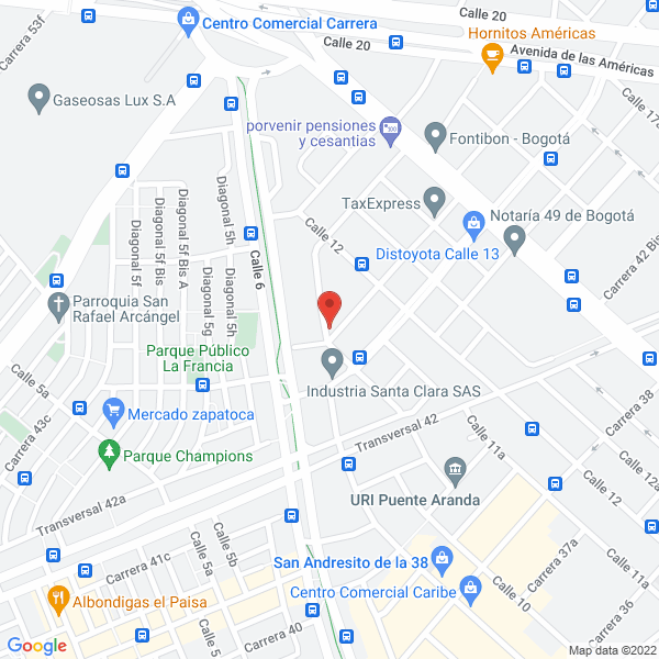 Map of Favert