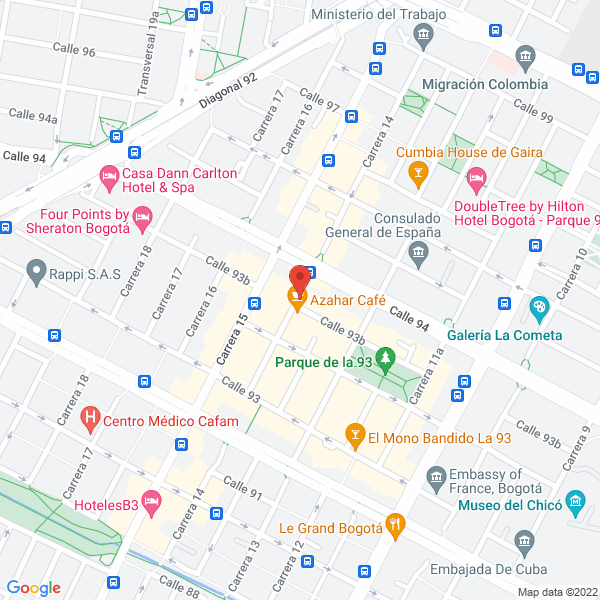 Map of Felipe Gámez C. Y Cía. Arquitectos S.A.S.