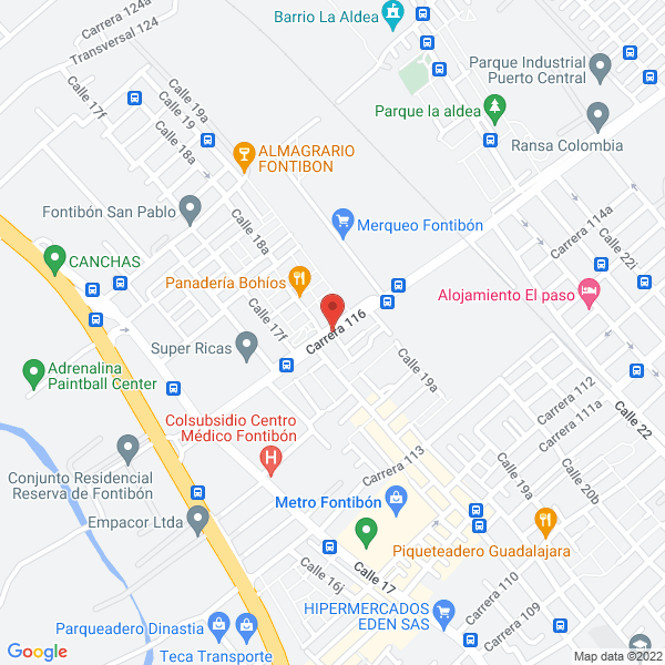 Map of Fernando Niño Ingeniería S.A.S.
