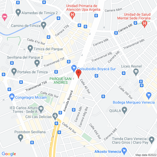 Map of Frios Servicios Ltda.