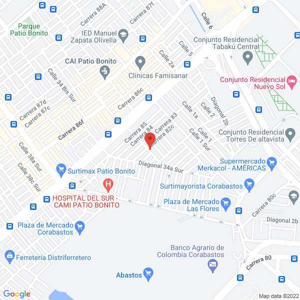 Map of Maquinas Y Plasticos Ltda