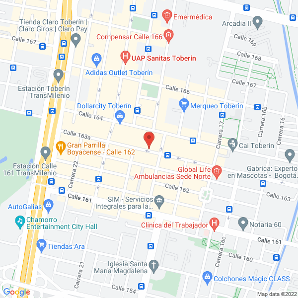Map of Merquimia Internacional S.A.S.