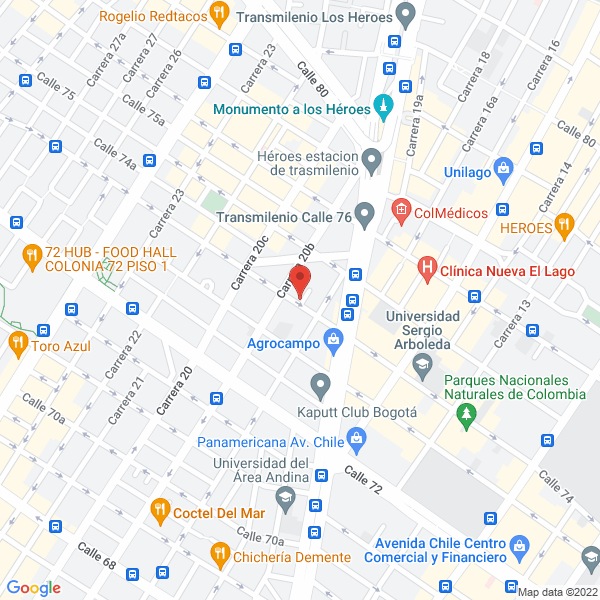 Map of Metaltek S.A.