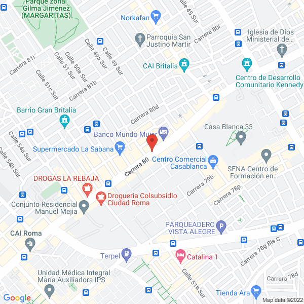 Map of Miniello Y Co Snc