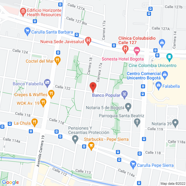 Map of Muebles Tacto