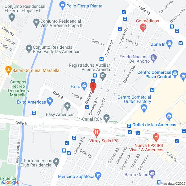 Map of Muebles Y Camas S.A.S.