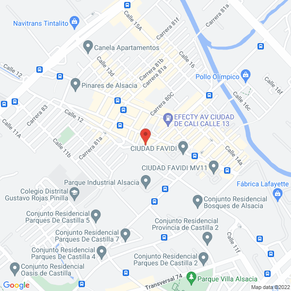 Map of Muelles Y Frenos Bogota