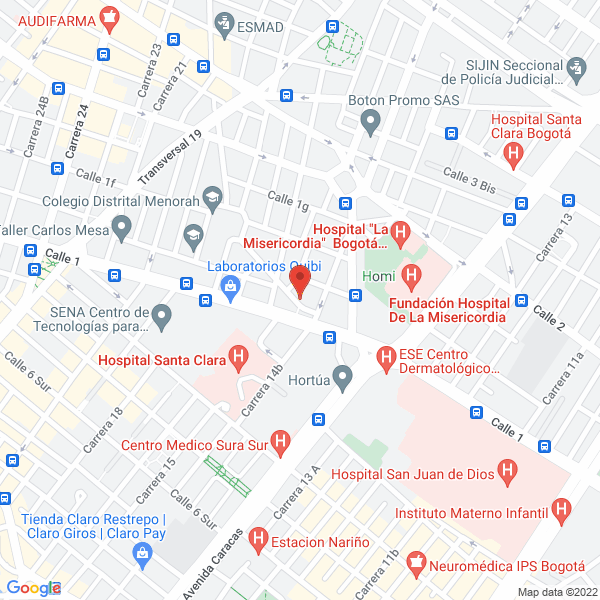 Map of Mundipar Ltda.