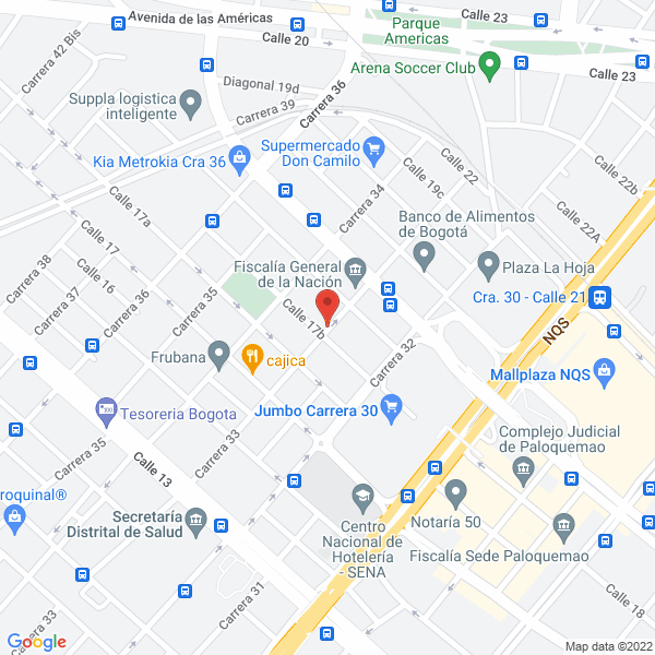 Map of Myr Biofactory S.A.S.