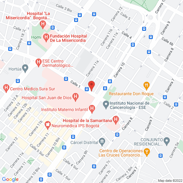 Map of Nacional De Servicios Exequiales Bogota E.U
