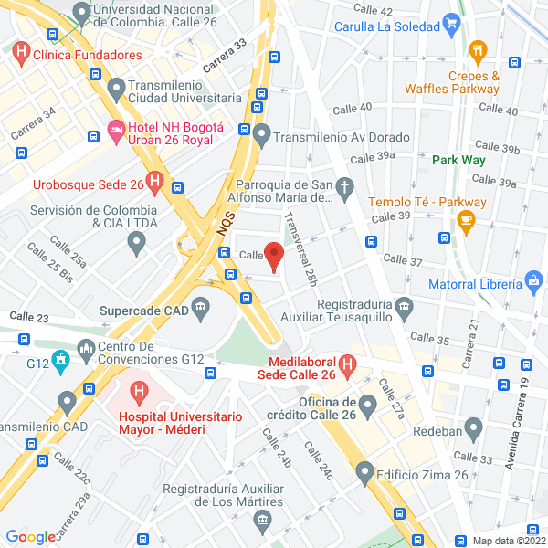 Map of New Word Tecnology S.A.S