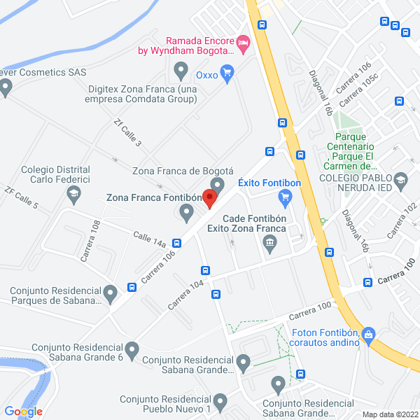 Map of Nexcom S.A.