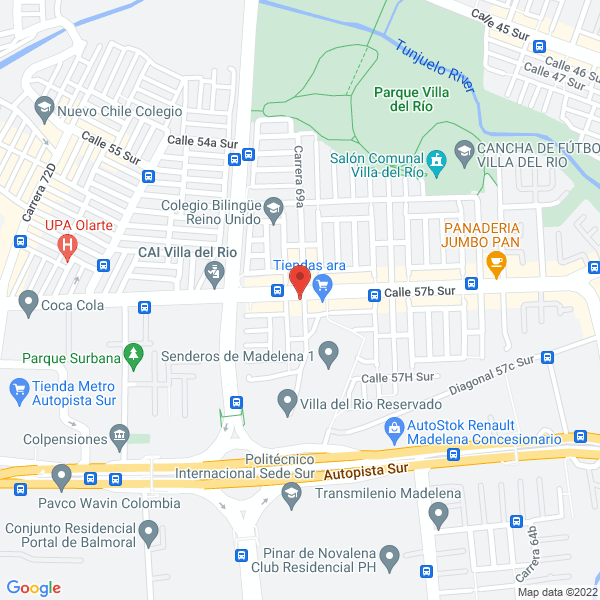 Map of Nicol'S Restaurante Buffet S.A.S.