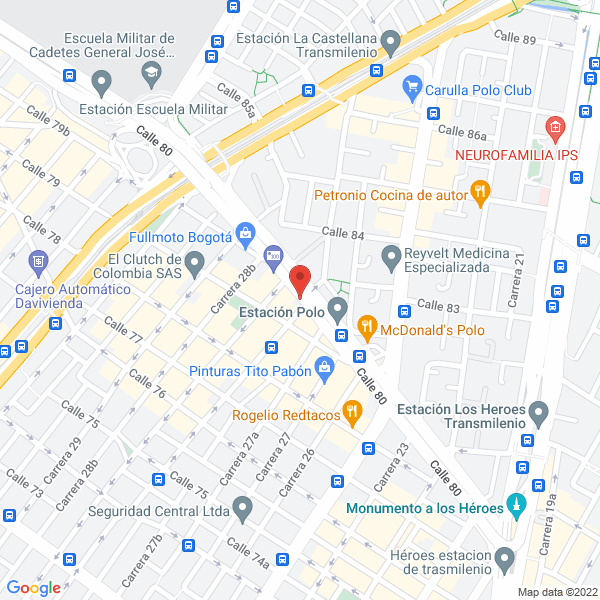 Map of Nm Inversiones S.A.S.
