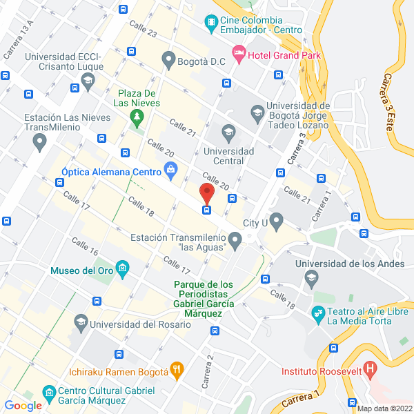Map of Organización Inmobiliaria Páez Avila Y Cía.