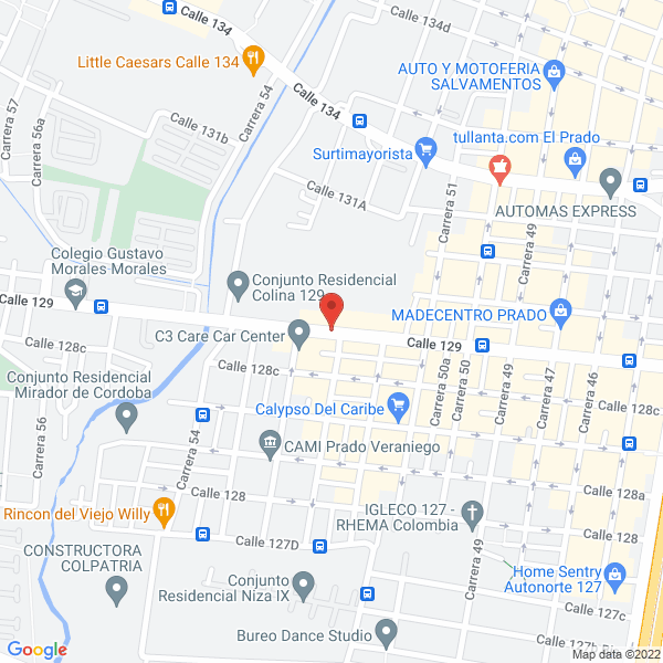 Map of P & P Internacional Inmobiliaria S.A.S.