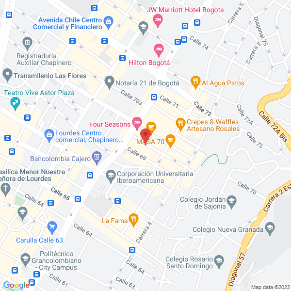 Map of P Y M Comercial Ltda En Liquidacion