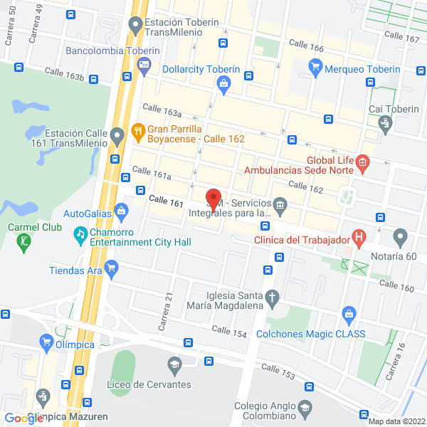 Map of Peluqueria María Ruby Triana