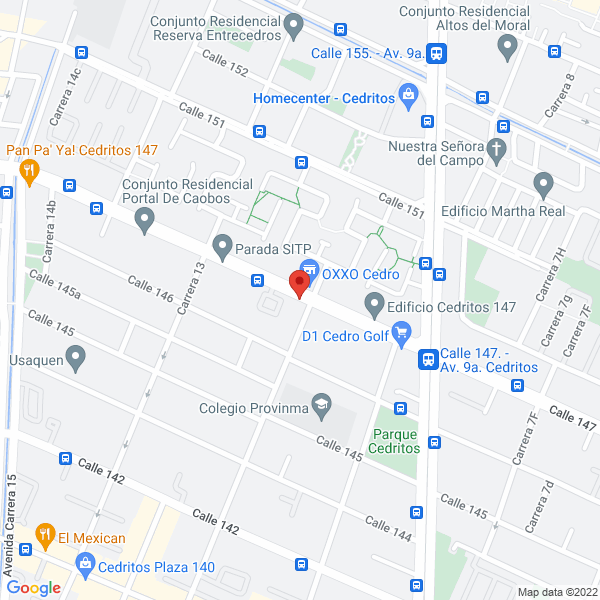 Map of Peluquería Nexxus