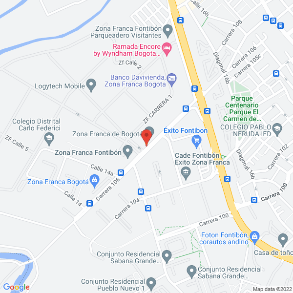 Map of Petro Cargo International S.A.S.