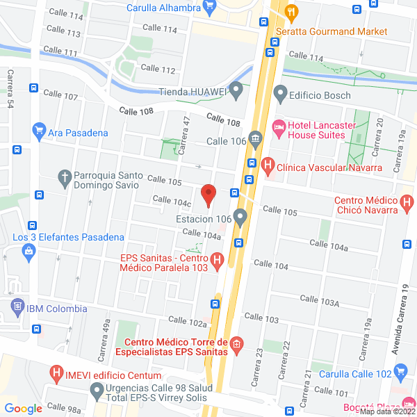 Map of Practiservicios Ltda.