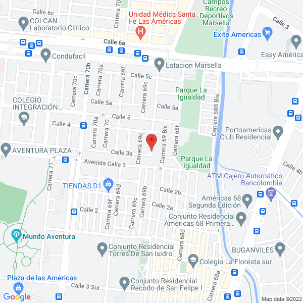 Map of Prodepack Ltda