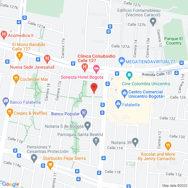 Map of Promotora Arquicreto S.A.