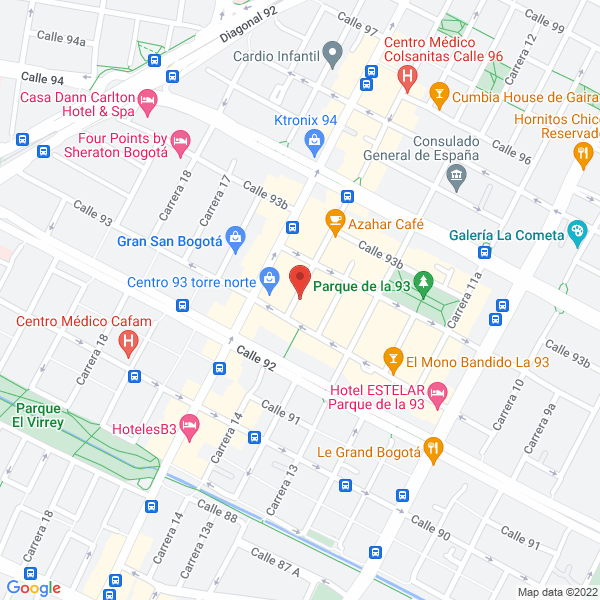 Map of Promotora De Proyectos Comerciales S.A.S.