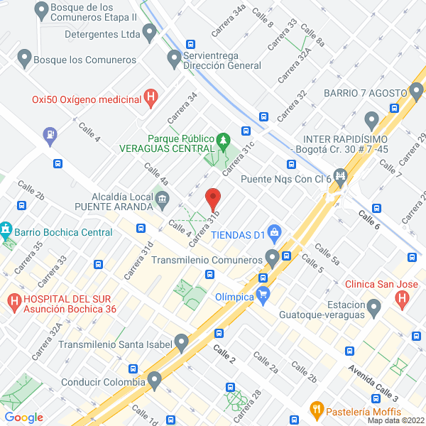 Map of Pronato Ltda.