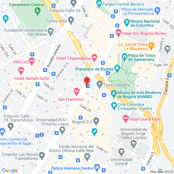 Map of Propiedad Horizontal Residencias Colón