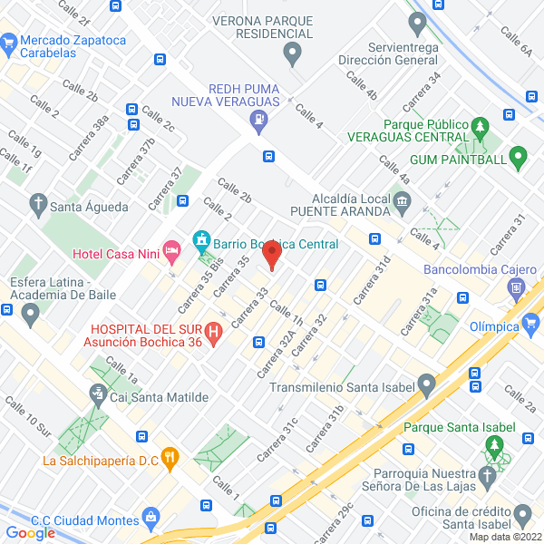 Map of Rapisof Ltda.