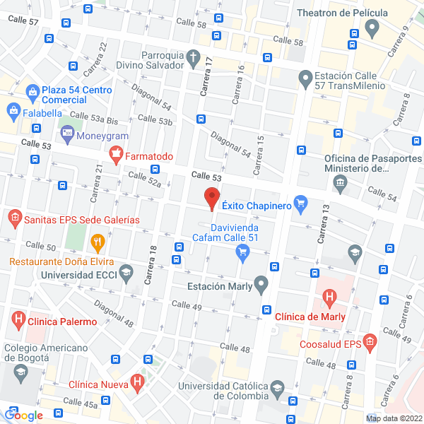 Map of Rapitel Comunicaciones