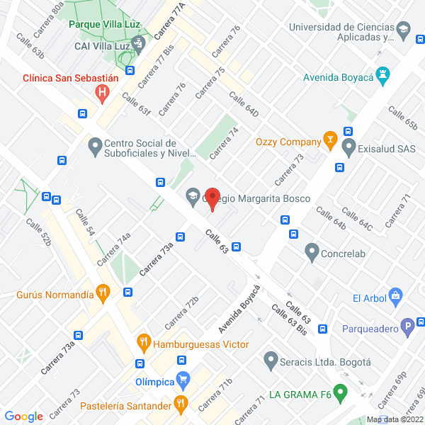 Map of Red De Datos Y Merdadeo