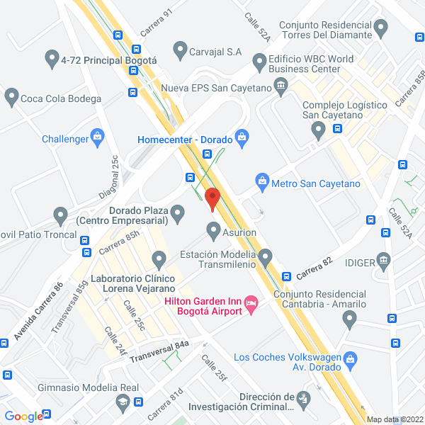 Map of Red Medica Ltda.