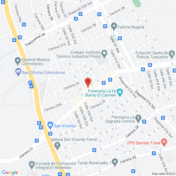 Map of Refrigeracion Martínez