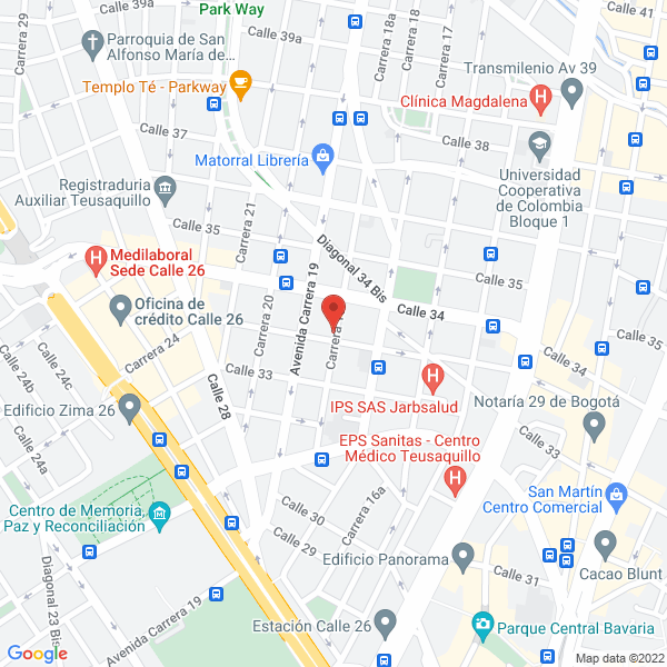 Map of Fundación Esar