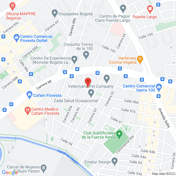 Map of Fundación Esperanza Y Vida