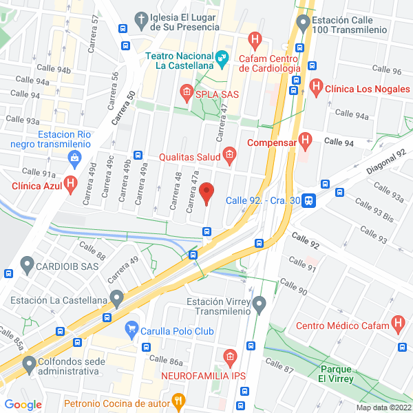 Map of Fundación Iko Colombia