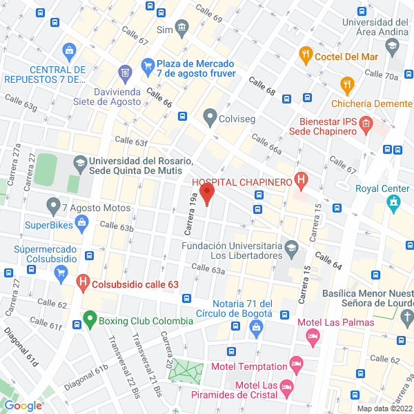 Map of Fundación Ecotrek