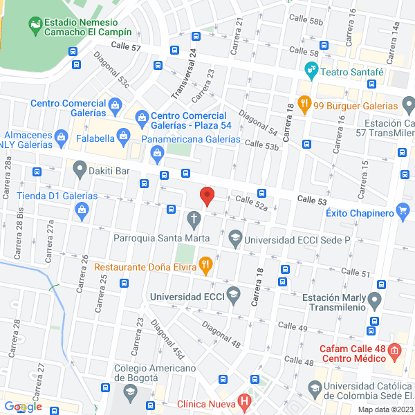 Map of Galeria Misturas