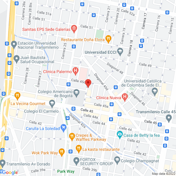 Map of Galería Odontológica