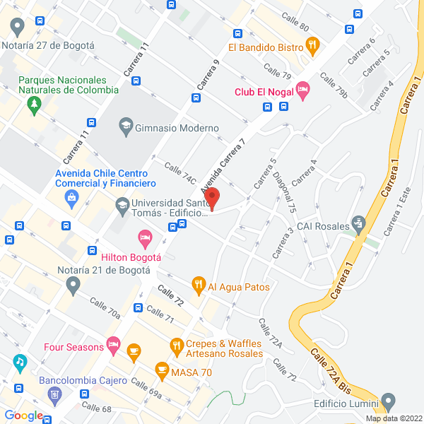 Map of Galtar Colombia Ltda