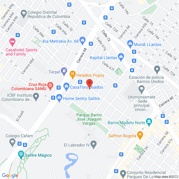 Map of Restaurante El Olivo