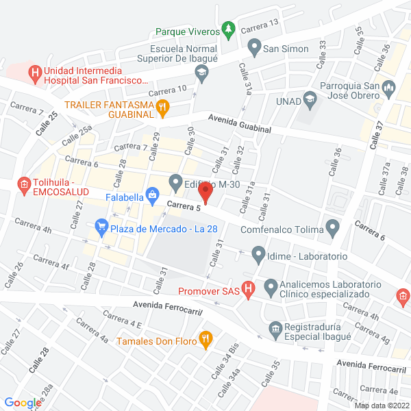 Map of Restaurante Imperial