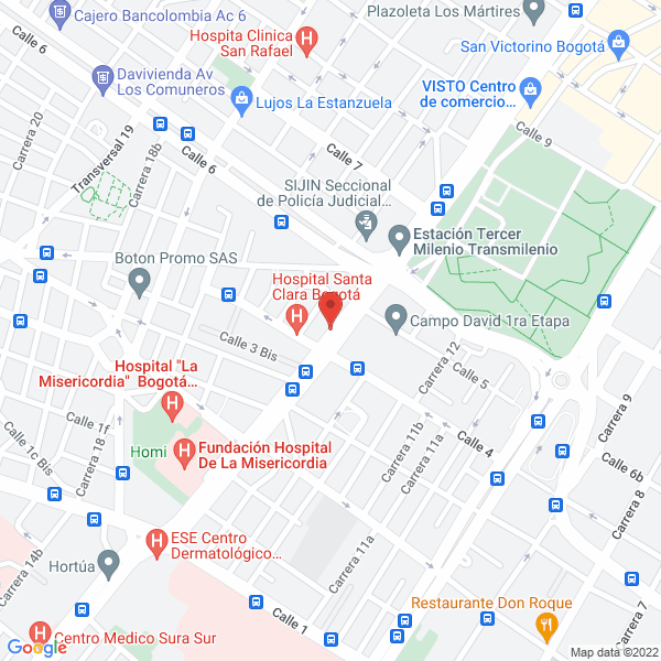 Map of Restaurante La Fuente De La Caracas