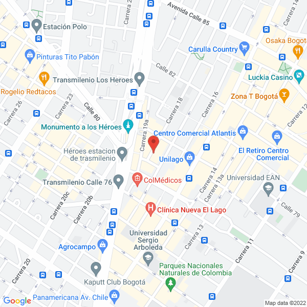 Map of Restaurante Olivos