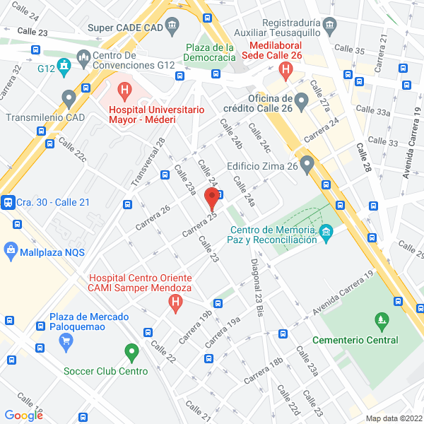 Map of Greatercol Ltda.